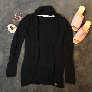 Roxy black knit cardigan